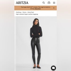 Wilfred Free Daria Skinny High Rise Pant Size: M Regular Colour: Tan, Worn once